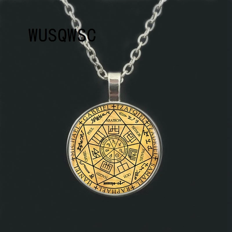WUSQWSC 2018 Seals The Seven Archangel Pendant Choker Statement Silver Necklace For Women Dress Accessory Glass Photo Jewerly
WUSQWSC 2018 Seals The Seven Archangel Pendant Choker Statement Silver Necklace For Women Dress Accessory Glass Photo Jewerly