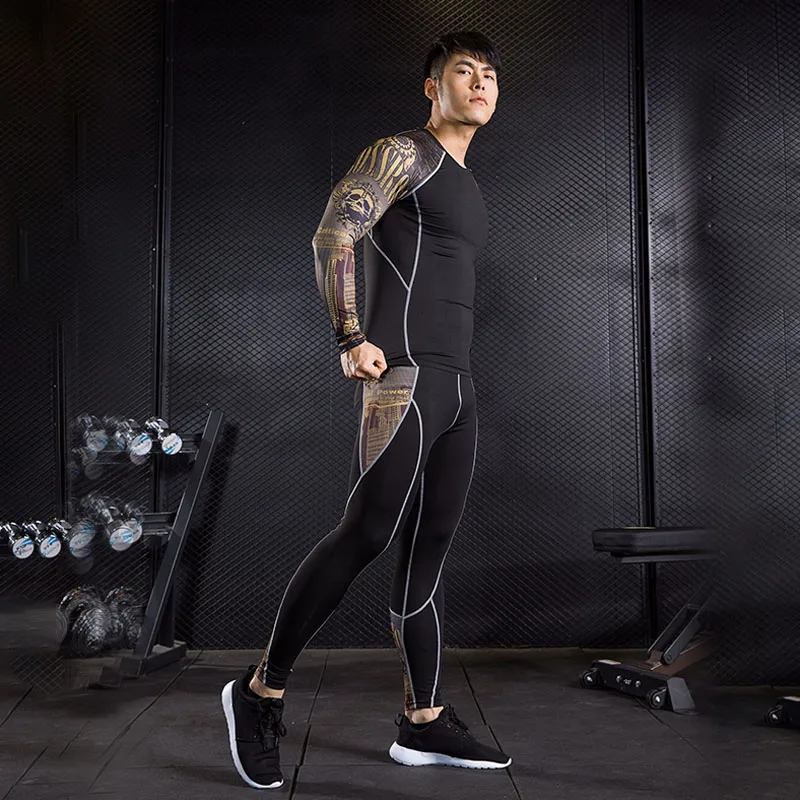 Compression clothing for men jogging suits Gym tights training shirt running shirt men T-shirt leggings sport fitness crossfit
Compression clothing for men jogging suits Gym tights training shirt running shirt men T-shirt leggings sport fitness crossfit