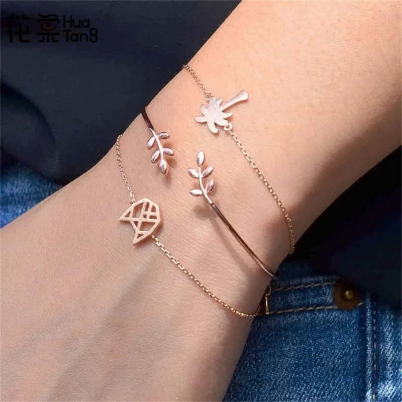 HuaTang Gold Chain Open Bracelet Geometric Leaves Coconut Tree Hollow Cat Head Bracelets Bangle Set Bracelet Jewelry 2034
HuaTang Gold Chain Open Bracelet Geometric Leaves Coconut Tree Hollow Cat Head Bracelets Bangle Set Bracelet Jewelry 2034