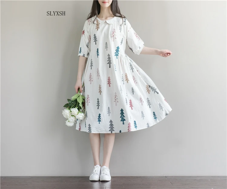 Maternity Clothes New Arrival Dresses for Pregnant Women Fashion Doll Collar Print Cotton Linen Losse Casual Pregnancy Dress
Maternity Clothes New Arrival Dresses for Pregnant Women Fashion Doll Collar Print Cotton Linen Losse Casual Pregnancy Dress