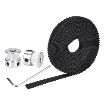 2PCS GT2 Timing Pulley 20 Teeth Bore 5mm 8mm With Allen Key + 2M GT2 6mm Open Timing Belt Kit CNC Reprap For 3D Printer Parts
2PCS GT2 Timing Pulley 20 Teeth Bore 5mm 8mm With Allen Key + 2M GT2 6mm Open Timing Belt Kit CNC Reprap For 3D Printer Parts