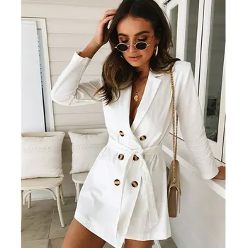 Oufisun Autumn Winter Sexy Deep V-neck Women's Trench New Casual Solid Tunic Sashes Coats Double-breasted Ladies Short Trench
Oufisun Autumn Winter Sexy Deep V-neck Women's Trench New Casual Solid Tunic Sashes Coats Double-breasted Ladies Short Trench