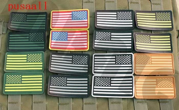 3D PVC patch 2* pieces USA American Flag Rubber patch
3D PVC patch 2* pieces USA American Flag Rubber patch