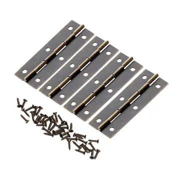 4Pcs Antique Bronze Furniture Hinge Cabinet Drawer Door Butt Hinge Vintage Jewelry Wooden Box Hinges For Door Furniture 60*20mm
4Pcs Antique Bronze Furniture Hinge Cabinet Drawer Door Butt Hinge Vintage Jewelry Wooden Box Hinges For Door Furniture 60*20mm