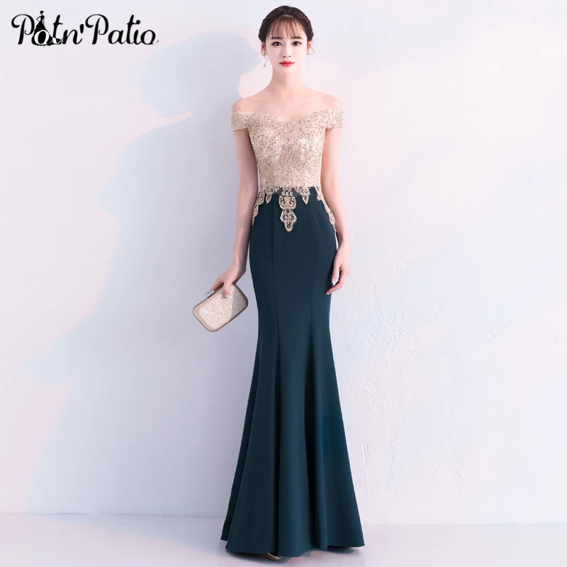 Sexy Off the Shoulder Mermaid Prom Dress Elegant Shiny Crystal Green Long Evening Party Dress Open Back Formal Gowns 2019 New
Sexy Off the Shoulder Mermaid Prom Dress Elegant Shiny Crystal Green Long Evening Party Dress Open Back Formal Gowns 2019 New
