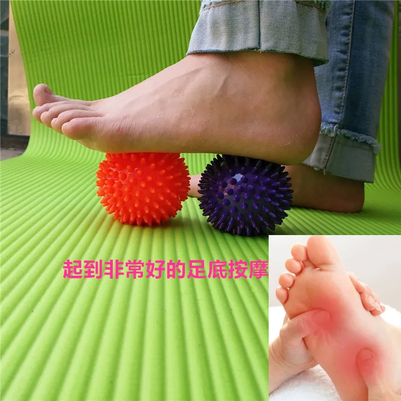 QX brand 9.5cm/7.5cm Spiky Trigger Point Massage Ball Roller Pain Stress Relief for Palm Foot Hand Body Massager Random Color
QX brand 9.5cm/7.5cm Spiky Trigger Point Massage Ball Roller Pain Stress Relief for Palm Foot Hand Body Massager Random Color