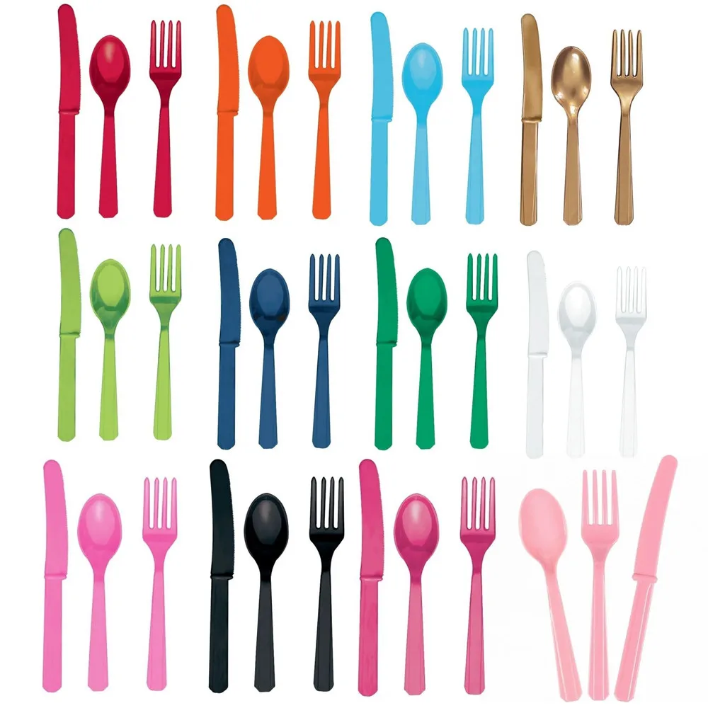 15 Pc Plastic Birthday Party Assorted Spoon Fork Disposable Tableware Set Portable box handle fork three piece children's travel
15 Pc Plastic Birthday Party Assorted Spoon Fork Disposable Tableware Set Portable box handle fork three piece children's travel