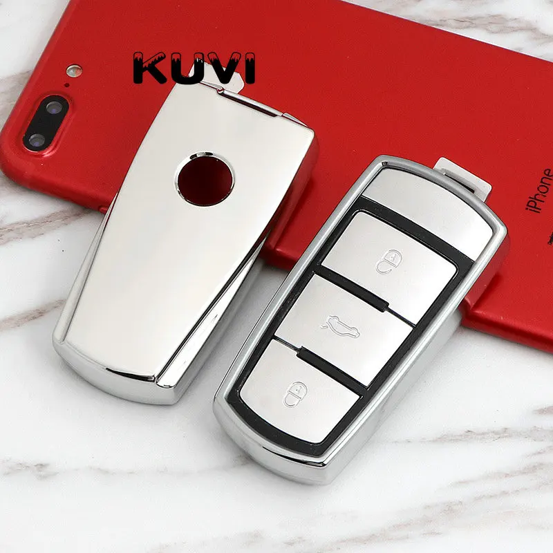 TPU Car Key Cover Case For Volkswagen VW CC Passat B6 B7 Passat 3C CC Maogotan R36B5B7L Auto Key Cover Car Styling Accessories 
TPU Car Key Cover Case For Volkswagen VW CC Passat B6 B7 Passat 3C CC Maogotan R36B5B7L Auto Key Cover Car Styling Accessories