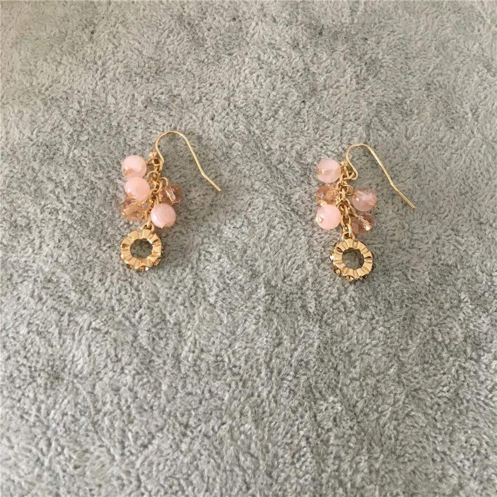 CUTE LOVELY GIRLY GOLD COLOR ROUND RING WITH CREAMY PINK BEAD GOLD STONE FISHHOOK EARRING FOR WOMEN GIRL
CUTE LOVELY GIRLY GOLD COLOR ROUND RING WITH CREAMY PINK BEAD GOLD STONE FISHHOOK EARRING FOR WOMEN GIRL