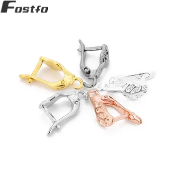 Fostfo 10pcs/lot 10*19mm U Shape Leaves Earrings Hook Metal Copper Ear Clip Clasps for DIY Drop Earring Making Craft Wholesale
Fostfo 10pcs/lot 10*19mm U Shape Leaves Earrings Hook Metal Copper Ear Clip Clasps for DIY Drop Earring Making Craft Wholesale