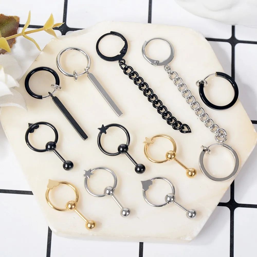 Real Pendientes 1pc Punk Style Tassel Earrings For Men Korea Jimin Stud Statement Jewelry Exquisite Gift Wholesale
Real Pendientes 1pc Punk Style Tassel Earrings For Men Korea Jimin Stud Statement Jewelry Exquisite Gift Wholesale