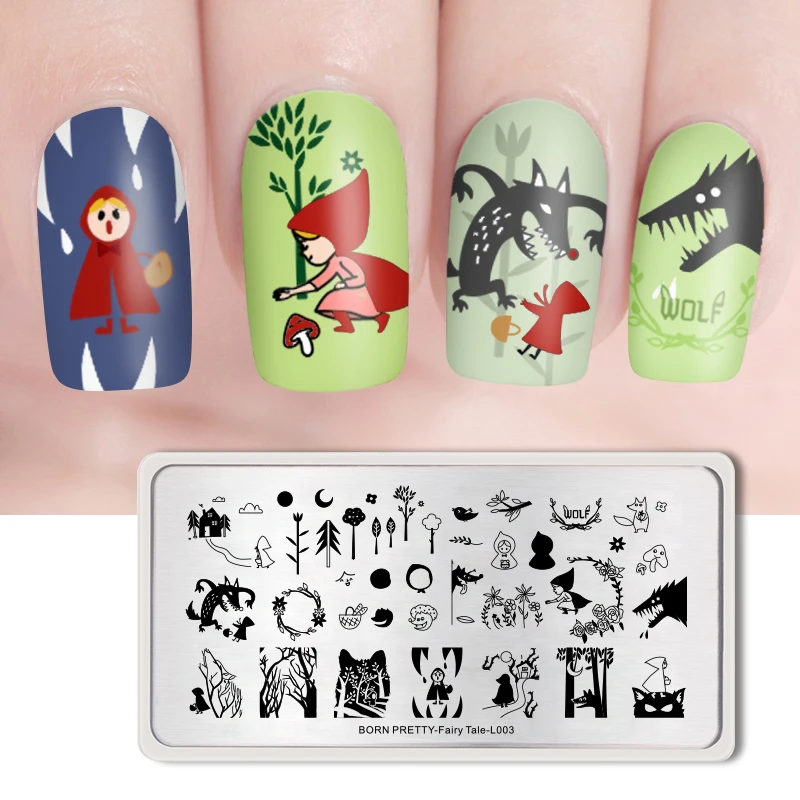 BORN PRETTY Fairy Tale Series Nail Art Stamping Plate Rose Star Nail Art Image Templates Stainless Steel Manicure Tool
BORN PRETTY Fairy Tale Series Nail Art Stamping Plate Rose Star Nail Art Image Templates Stainless Steel Manicure Tool