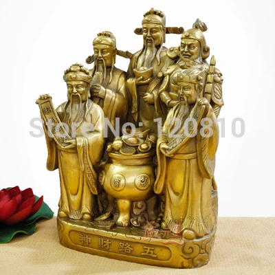 Free Shipping Treasurer copper statue ornaments Lucky Fortuna Rd home living room decoration crafts
Free Shipping Treasurer copper statue ornaments Lucky Fortuna Rd home living room decoration crafts