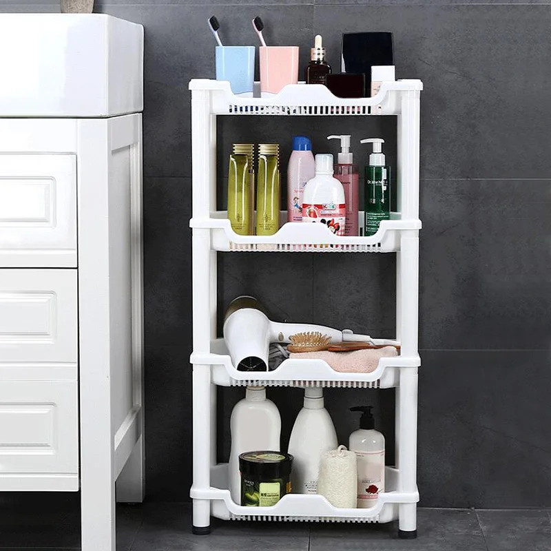 Shuang Qing 4-layer Plastic Multipurpose Shelf Crack Rack Bathroom Storage Rack Shelf Refrigerator Side Shelf SQ-1966
Shuang Qing 4-layer Plastic Multipurpose Shelf Crack Rack Bathroom Storage Rack Shelf Refrigerator Side Shelf SQ-1966