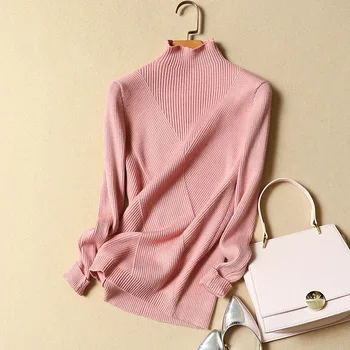 2019 women Turtleneck sweater female long-sleeved all-match slim tight pullovers knitted warm fashion clothing tops 0.38KG
2019 women Turtleneck sweater female long-sleeved all-match slim tight pullovers knitted warm fashion clothing tops 0.38KG