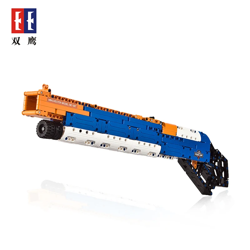 DIY Block Gun Winchester Model 1887 toy Gun Airsoft air guns Assembled Bricks Compatible With Legoed Blocks for Boy's Playing
DIY Block Gun Winchester Model 1887 toy Gun Airsoft air guns Assembled Bricks Compatible With Legoed Blocks for Boy's Playing