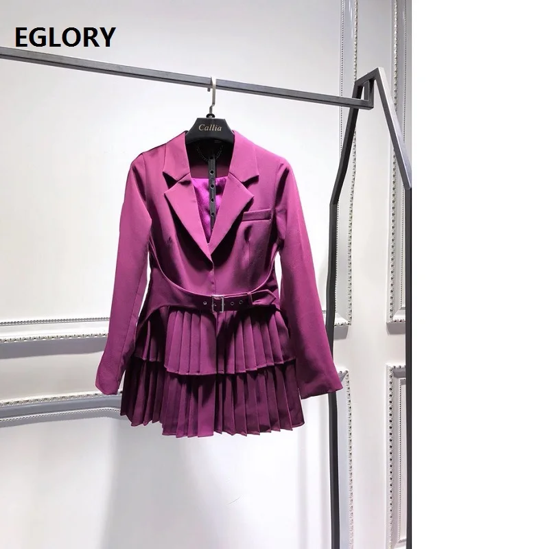 Best Quality Designer Women Blazer 2019 Spring Autumn Office Coat Jacket Ladies Notched Collar Pleated Patchwork Coat Blazers
Best Quality Designer Women Blazer 2019 Spring Autumn Office Coat Jacket Ladies Notched Collar Pleated Patchwork Coat Blazers