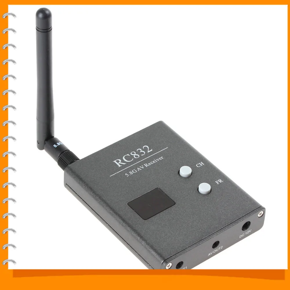 5.8G AV Receiver Audio Video FPV AV Receiver with LED Display RC832 - 32CH RP-SMA
5.8G AV Receiver Audio Video FPV AV Receiver with LED Display RC832 - 32CH RP-SMA
