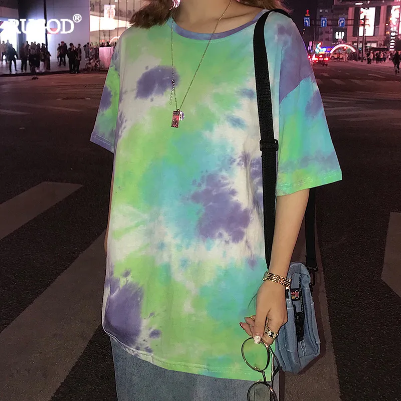 RUGOD 2019 korea summer women t-shirt contrast color short sleeve o-neck personality t-shirt top cotton top casual lady
RUGOD 2019 korea summer women t-shirt contrast color short sleeve o-neck personality t-shirt top cotton top casual lady