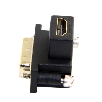 Xiwai 90 Degree Down Angled DVI Male to HDMI Female Adapter for Computer & HDTV & Graphics Card
Xiwai 90 Degree Down Angled DVI Male to HDMI Female Adapter for Computer & HDTV & Graphics Card