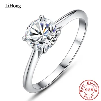 925 Sterling Silver Ring Classic Wedding Ring Jewelry Four Claw 7MM Zircon Ring Female Bridesmaid Gift
925 Sterling Silver Ring Classic Wedding Ring Jewelry Four Claw 7MM Zircon Ring Female Bridesmaid Gift