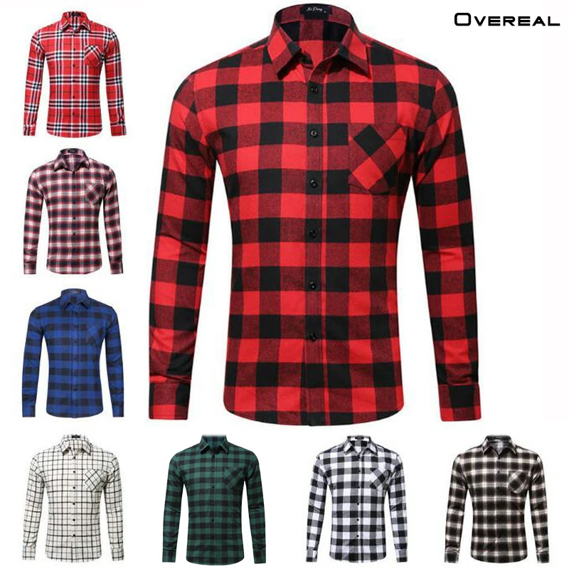 US Size 100 Cotton Plus Size Retro Vintage Long Sleeve Men Plaid Flannel Shirt Red Blue Green White Check Tartan
US Size 100 Cotton Plus Size Retro Vintage Long Sleeve Men Plaid Flannel Shirt Red Blue Green White Check Tartan