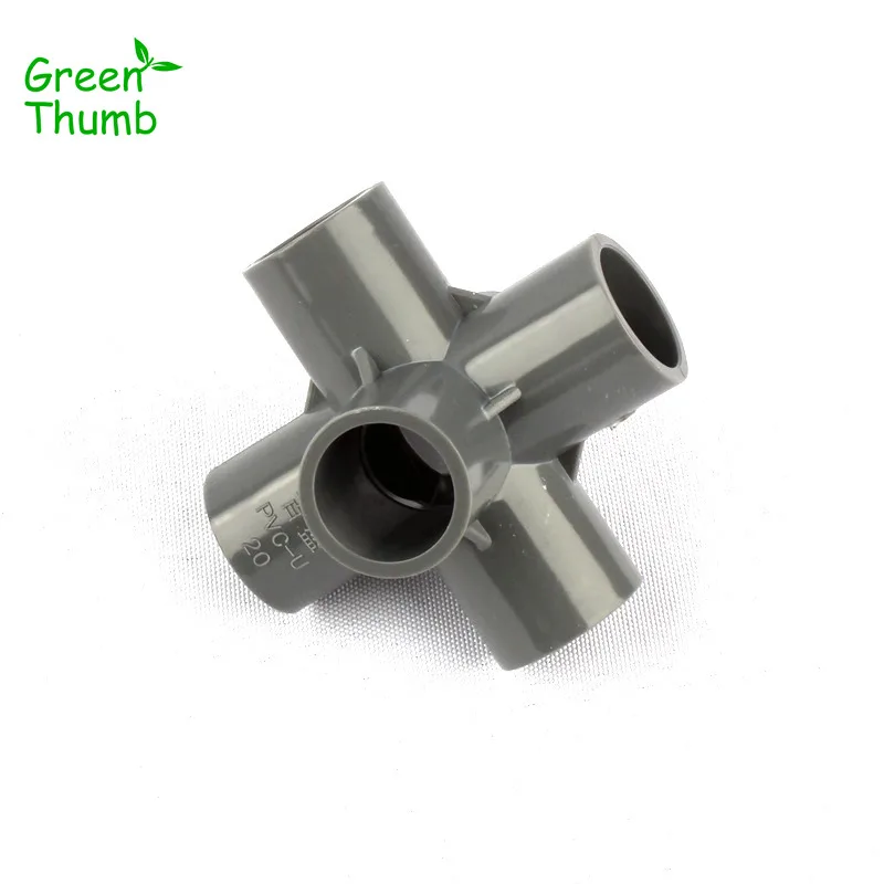 12pcs Dia 20mm PVC Six Way Connector Home Garden Irrigation PVC Pipe Adapters Drip System Stereoscopic Joints
12pcs Dia 20mm PVC Six Way Connector Home Garden Irrigation PVC Pipe Adapters Drip System Stereoscopic Joints