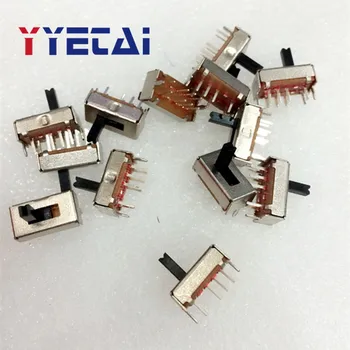 YongYeTai SS23D07 toggle switch 8-pin 3-position double row vertical slide switch handle long 4MM bracket SS23D07 free shipping
YongYeTai SS23D07 toggle switch 8-pin 3-position double row vertical slide switch handle long 4MM bracket SS23D07 free shipping