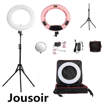 Pink FS-480II 5500K Dimmable Camera Photo/Studio/Phone/Video 18"48W 480 LED Ring Light LED Lamp+ 2M tripod +Soft bag CD50
Pink FS-480II 5500K Dimmable Camera Photo/Studio/Phone/Video 18"48W 480 LED Ring Light LED Lamp+ 2M tripod +Soft bag CD50