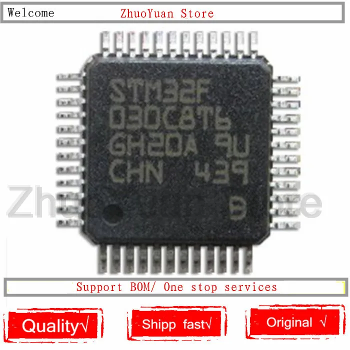 1PCS/lot Nnew original STM32F030C8T6 STM32F030 32-bit microcontroller 48MHZ LQFP-48 IC chip 
1PCS/lot Nnew original STM32F030C8T6 STM32F030 32-bit microcontroller 48MHZ LQFP-48 IC chip
