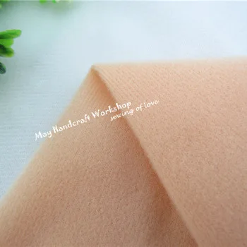 Half Meter Khaki Doll Skin Fleece Fabric Tissue Solid Color Plush Cloth for Sewing Patchwork Quilting Flesh Tissue150*50cm