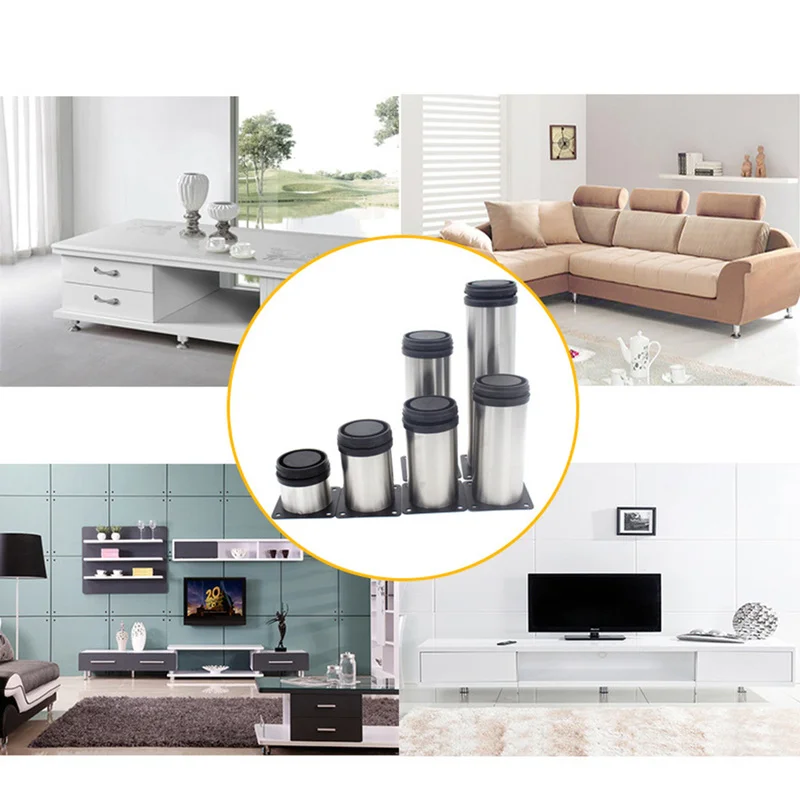 Furniture Table Chair Leg Floor Feet Cap Stainless Steel Cover Protector Metal Furniture Cups Adjustable Tube Home Improvement
Furniture Table Chair Leg Floor Feet Cap Stainless Steel Cover Protector Metal Furniture Cups Adjustable Tube Home Improvement