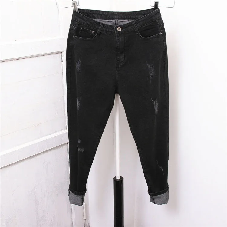 Harem Jeans For Woman High Waist Spring Autumn Fashion Loose Vintage Plus Size Black Full Length Denim Pant 5XL
Harem Jeans For Woman High Waist Spring Autumn Fashion Loose Vintage Plus Size Black Full Length Denim Pant 5XL