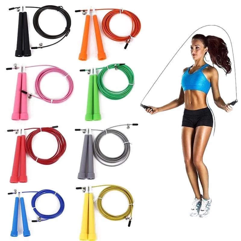 3 Meters Steel Wire Skipping Skip Adjustable Jump Rope Crossfit Fitnesss Equimpment Exercise Workout Rope
3 Meters Steel Wire Skipping Skip Adjustable Jump Rope Crossfit Fitnesss Equimpment Exercise Workout Rope