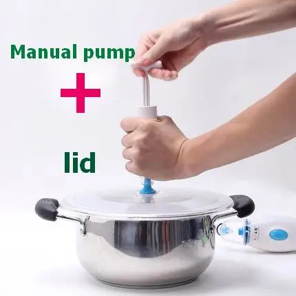 Food preservation Fresh cover vacuum bowl cover silicone lid send a manual pump multi-function vacuum cover
Food preservation Fresh cover vacuum bowl cover silicone lid send a manual pump multi-function vacuum cover