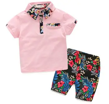 Kids Boys Sets New Summer Baby Boy Floral Print Shirt + Floral Short Pants 2pcs Outfits Children Suits Children Clothes
Kids Boys Sets New Summer Baby Boy Floral Print Shirt + Floral Short Pants 2pcs Outfits Children Suits Children Clothes