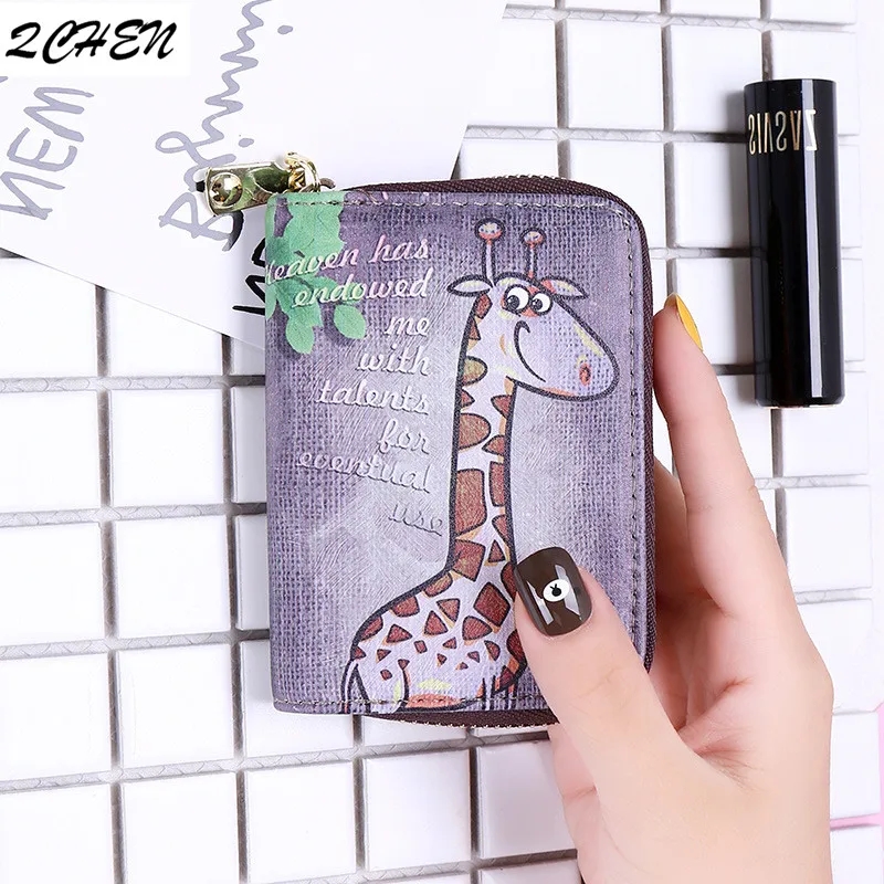 Woman's small wallet Ladies' purse Cartoon print card package multi-card business card package zipper purse card holder 531
Woman's small wallet Ladies' purse Cartoon print card package multi-card business card package zipper purse card holder 531