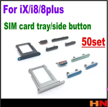 50set For iPhone X 8 8P plus full set Power On Off Volume Button Mute Button SIM Card Tray Holder Replacement Parts Repair
50set For iPhone X 8 8P plus full set Power On Off Volume Button Mute Button SIM Card Tray Holder Replacement Parts Repair