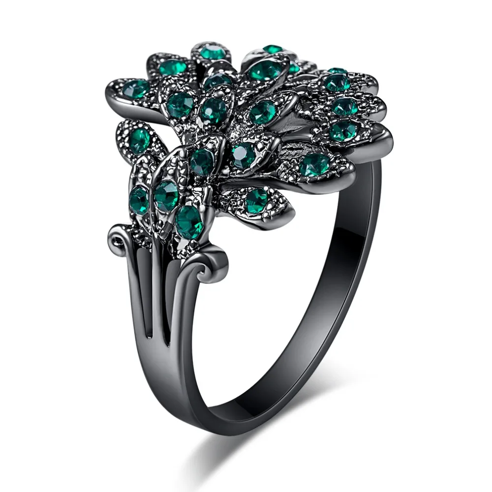 Rings for Women Girls Brilliant CZ Crystal Wedding Engagement Jewelry Summer Sale Charm Black Round White/Green/Red crystal Fill
Rings for Women Girls Brilliant CZ Crystal Wedding Engagement Jewelry Summer Sale Charm Black Round White/Green/Red crystal Fill