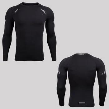 Men's Training Exercise Rashgard Sports Shirts Compressed Running T-shirt Elastic Quick Dry Man Sportswear Soccer Jersey
Men's Training Exercise Rashgard Sports Shirts Compressed Running T-shirt Elastic Quick Dry Man Sportswear Soccer Jersey