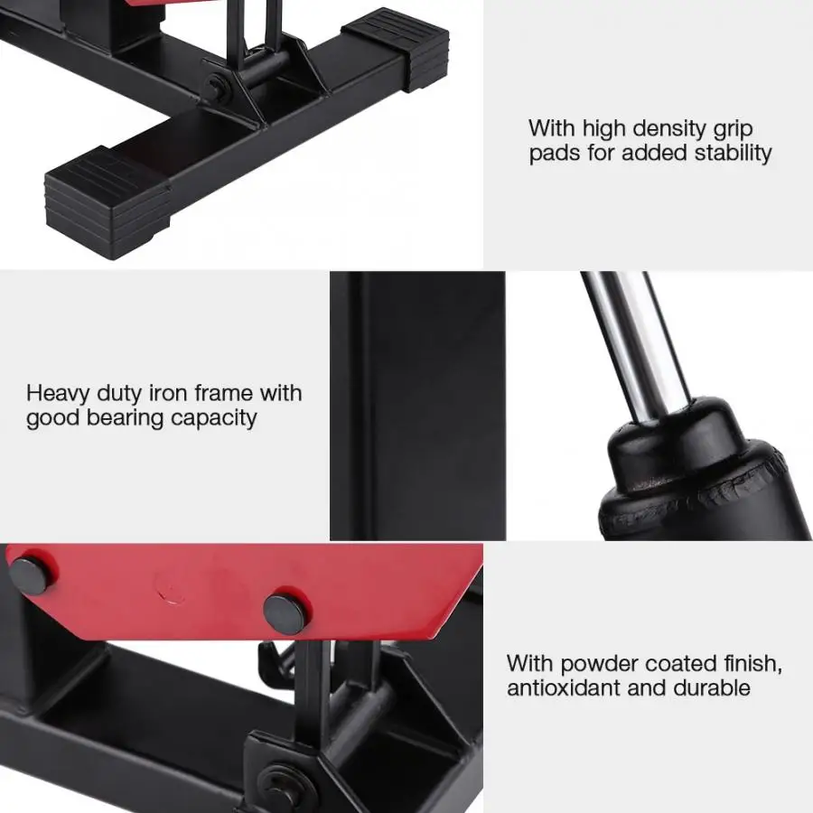 Motorcycle Bike Lift Adjustable Lift Jack Lift Stand Repairing Table for Adventure Touring Motorcycle Street Bike Motorcycle Bike Lift Adjustable Lift Jack Lift Stand Repairing Table for Adventure Touring Motorcycle Street Bike