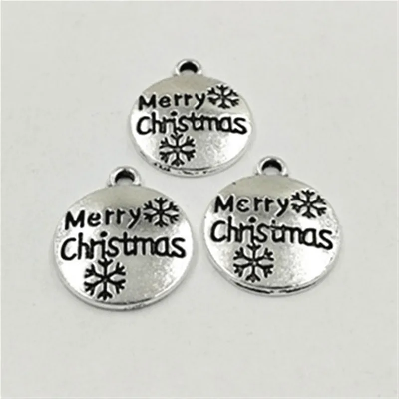 5 pcs/Lot 15mm Antique Silver colour letter printed merry christmas charm round disc message charms
5 pcs/Lot 15mm Antique Silver colour letter printed merry christmas charm round disc message charms