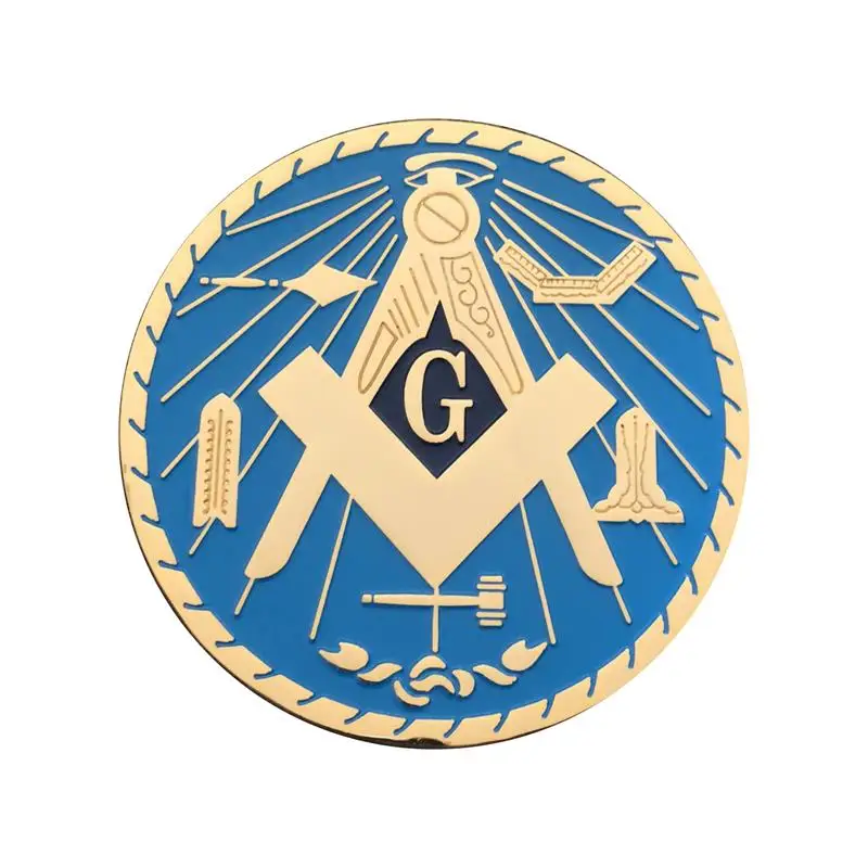 3" Masonic Car Emblem Gold Mini Tools Rope Edge Mason Auto Truck Motorcycle Decal Sticker Badge With Red Adhesive
3" Masonic Car Emblem Gold Mini Tools Rope Edge Mason Auto Truck Motorcycle Decal Sticker Badge With Red Adhesive