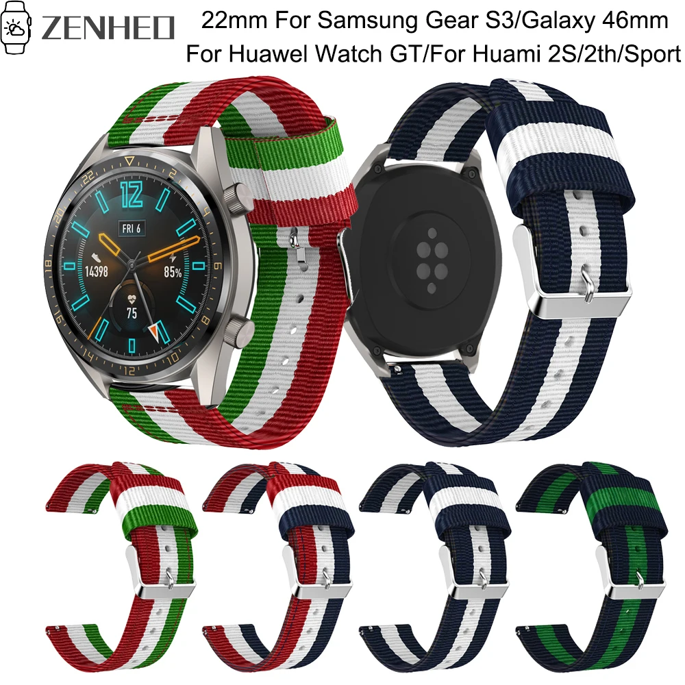 

22mm Strap For Huawel Watch GT smart watch frontier/Classic bracelet For Samsung Gear S3/Galaxy 46mm wristband accessories