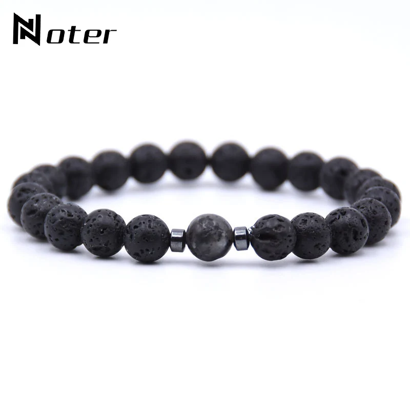 Noter Natural Volcanic Stone Mens Bracelets 8mm Beads Charm Brazalete Hombre Yoga Prayer Jewelry Accessories Pulseras Bileklik
Noter Natural Volcanic Stone Mens Bracelets 8mm Beads Charm Brazalete Hombre Yoga Prayer Jewelry Accessories Pulseras Bileklik