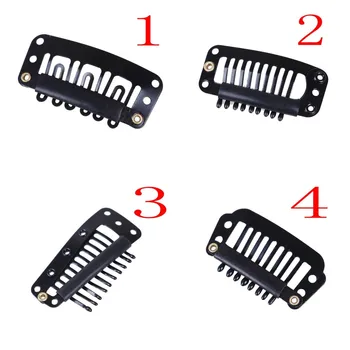 2019 New 100Pcs U/Wire Shape Rubber Wig Clips For Hair Extensions 4 Styles Black Wig Combs Hair Clips For Weave Extension
2019 New 100Pcs U/Wire Shape Rubber Wig Clips For Hair Extensions 4 Styles Black Wig Combs Hair Clips For Weave Extension