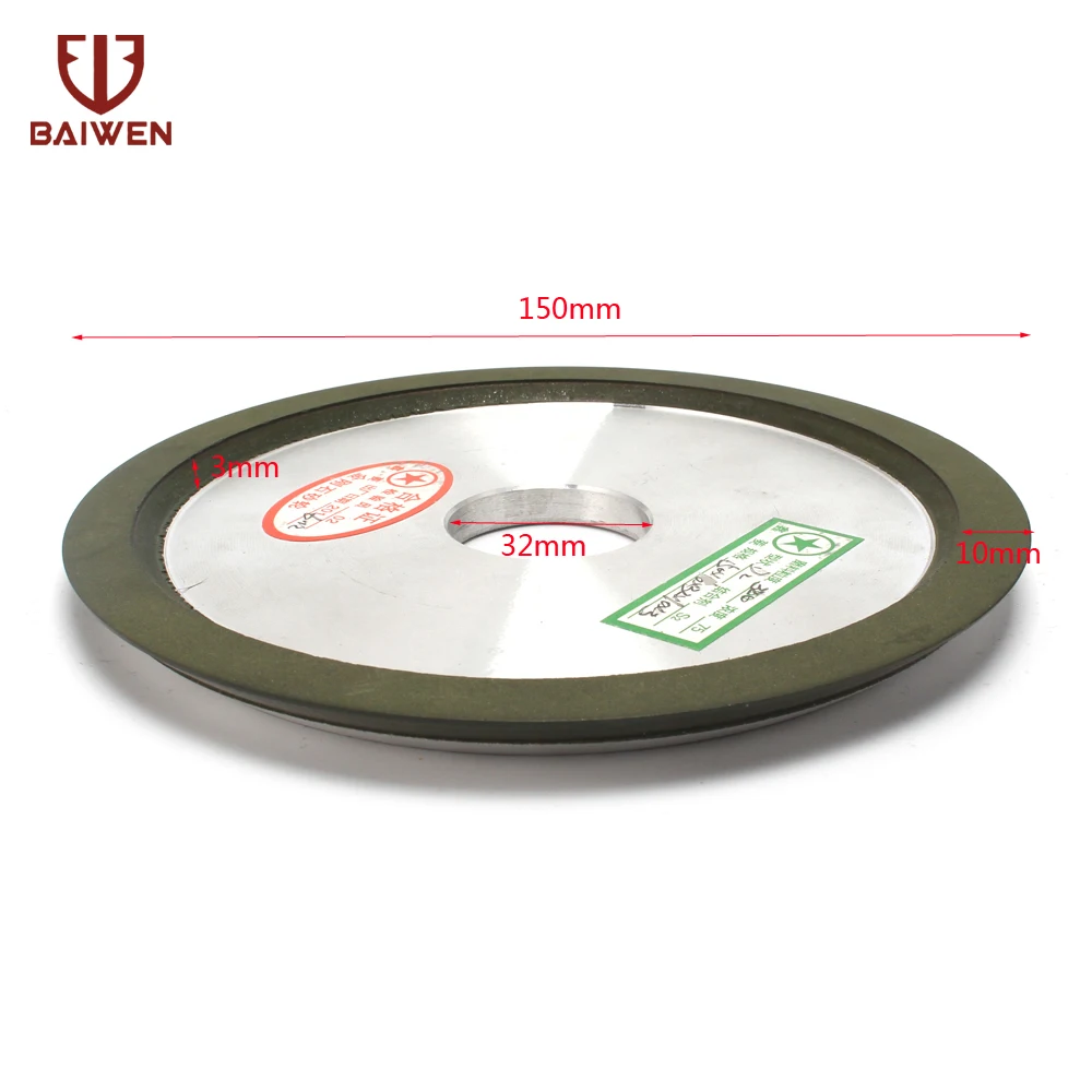 150MM Diamond Grinding Wheel Disc Rotary Abrasive Tool For Carbide Metal Steel Metalworking Bore 32MM
150MM Diamond Grinding Wheel Disc Rotary Abrasive Tool For Carbide Metal Steel Metalworking Bore 32MM