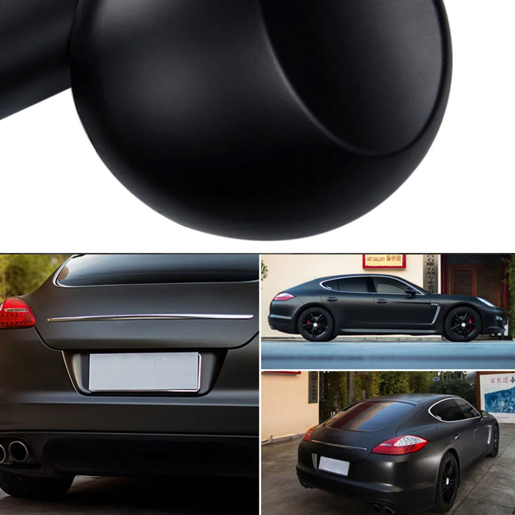 Satin Black Vinyl Car Wrap Film With Air release For Vehicle Wrapping Covering Automotive graphics Size: 152*20 CM 
Satin Black Vinyl Car Wrap Film With Air release For Vehicle Wrapping Covering Automotive graphics Size: 152*20 CM