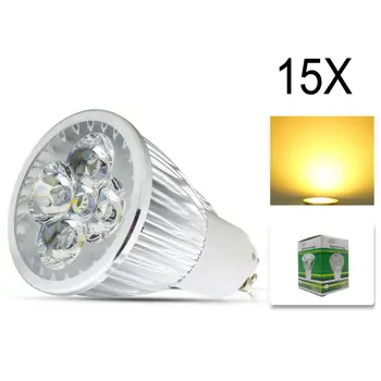 15x GU10 560LM 8w High brightness Spot light bulbs 110v 220v High Power spotlight 240v led lamps bulbs Quality Assurance
15x GU10 560LM 8w High brightness Spot light bulbs 110v 220v High Power spotlight 240v led lamps bulbs Quality Assurance