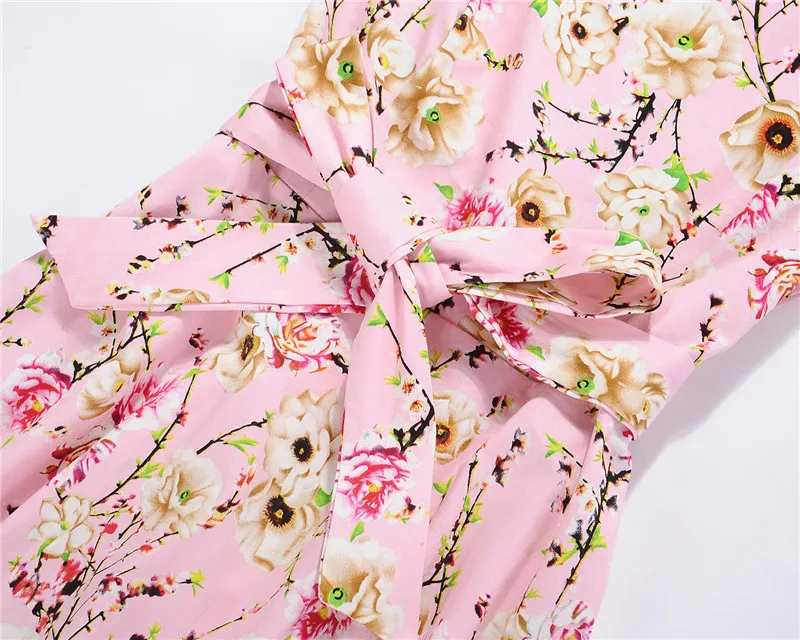 Kostlish Floral Print Summer Sundress 2017 Short Sleeve Belt Tunic Vintage Dress Women Elegant Swing Rockabilly Party Dresses (20)